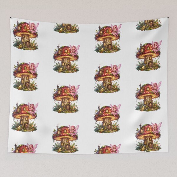 Item preview, Fairy Mushroom Cottage Fantasy House designed and sold by butterflies-new.