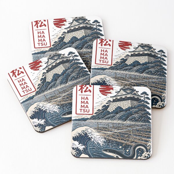 Item preview, Hamamatsu Shizuoka Japan Vintage Travel Tourism Art designed and sold by TravelersGems.
