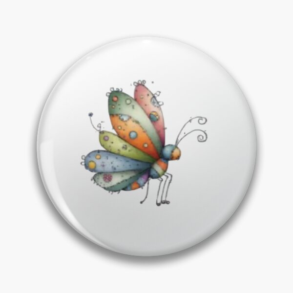 Item preview, Colorful Whimsical Butterfly designed and sold by vanndhi.