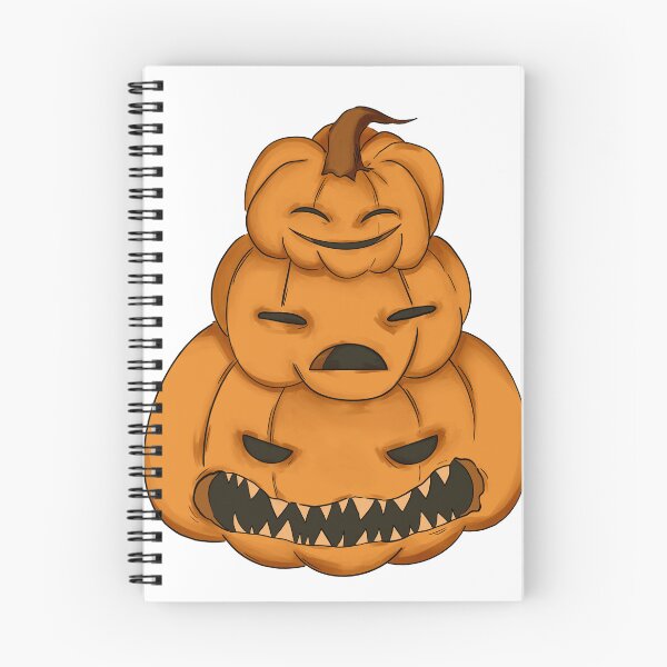 Item preview, Pumpkin Mood Stack | Cute to Creepy Halloween Illustration designed and sold by Halo Design.