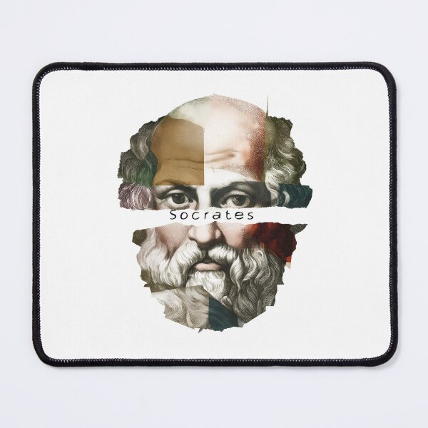 Item preview, Socrates & Ancient Greek Philosophers Collage - Stoicism & Classical Philosophy Decor (T-Shirt, Poster & Sticker) designed and sold by OzzFrequency.