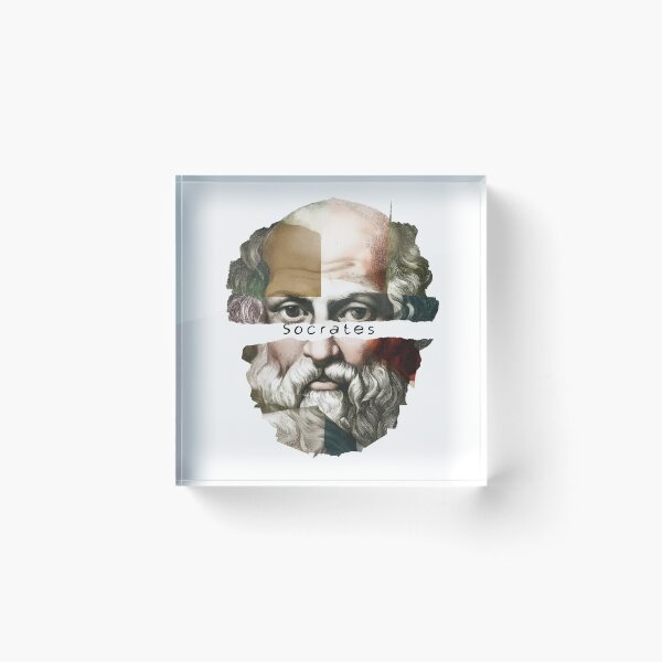 Item preview, Socrates & Ancient Greek Philosophers Collage - Stoicism & Classical Philosophy Decor (T-Shirt, Poster & Sticker) designed and sold by OzzFrequency.