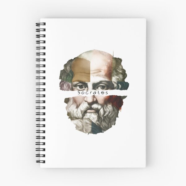 Item preview, Socrates & Ancient Greek Philosophers Collage - Stoicism & Classical Philosophy Decor (T-Shirt, Poster & Sticker) designed and sold by OzzFrequency.