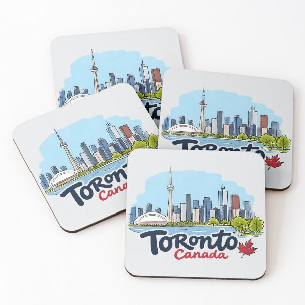 Artikelvorschau, Toronto, Ontario, Kanada: Niedliche Skyline mit CN Tower entworfen und verkauft von HowToCanadian.