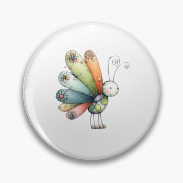 Item preview, Whimsical Multicolored Butterfly designed and sold by vanndhi.