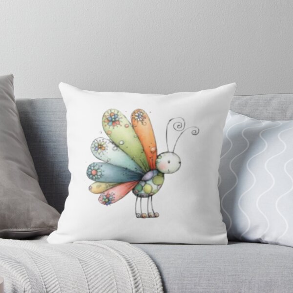 Item preview, Whimsical Multicolored Butterfly designed and sold by vanndhi.