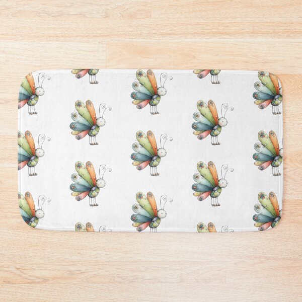 Item preview, Whimsical Multicolored Butterfly designed and sold by vanndhi.