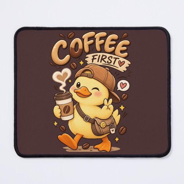Item preview, Coffee First Duck designed and sold by FatmaAhmed90.