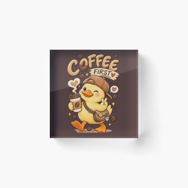 Item preview, Coffee First Duck designed and sold by FatmaAhmed90.