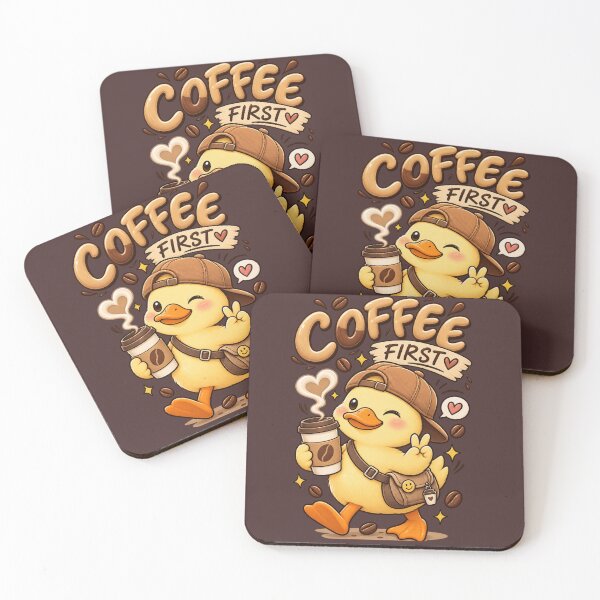 Item preview, Coffee First Duck designed and sold by FatmaAhmed90.