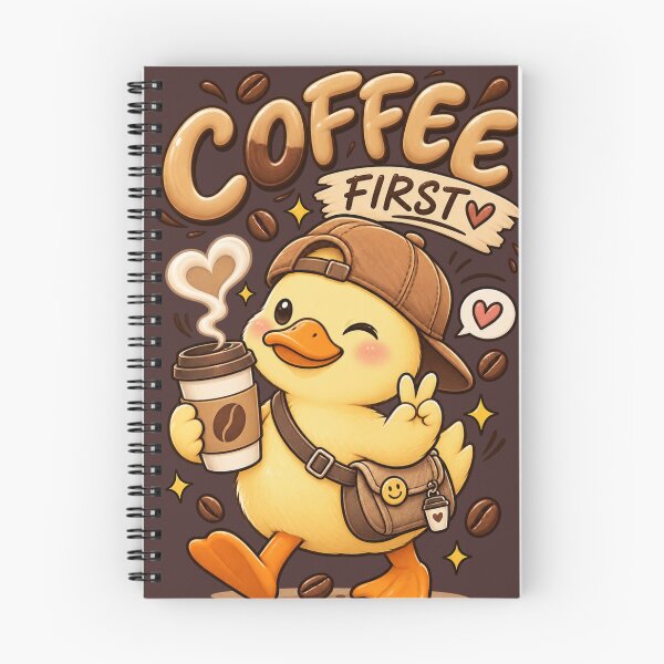 Item preview, Coffee First Duck designed and sold by FatmaAhmed90.