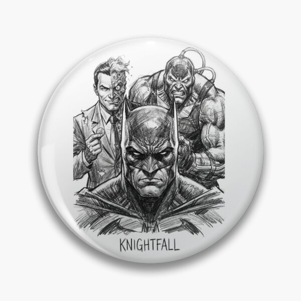 Item preview, Knightfall Batman Vs Bane and Two-Face Comic designed and sold by FreakToons.
