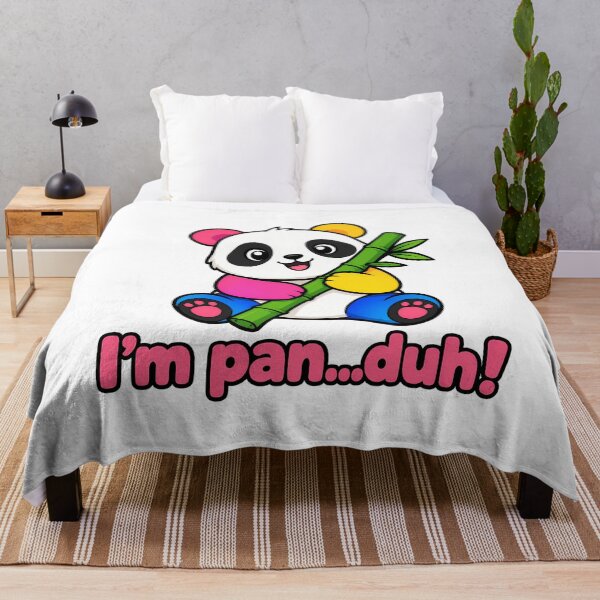 Item preview, Pansexual Panda Pun I'm Pan Duh Kawaii Pride designed and sold by chattsuede.