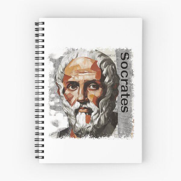 Item preview, Socrates & Ancient Greek Philosophers Collage - Stoicism & Classical Philosophy Decor (T-Shirt, Poster & Sticker) designed and sold by OzzFrequency.