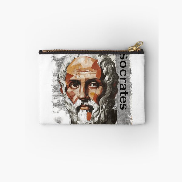 Item preview, Socrates & Ancient Greek Philosophers Collage - Stoicism & Classical Philosophy Decor (T-Shirt, Poster & Sticker) designed and sold by OzzFrequency.
