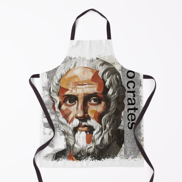 Item preview, Socrates & Ancient Greek Philosophers Collage - Stoicism & Classical Philosophy Decor (T-Shirt, Poster & Sticker) designed and sold by OzzFrequency.