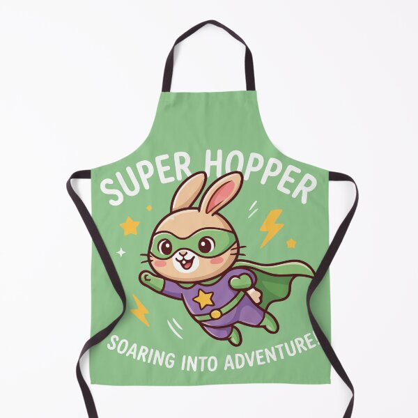 Item preview, Super Hopper Flying Bunny Superhero Cute Rabbit Adventure designed and sold by Amir Faysal.