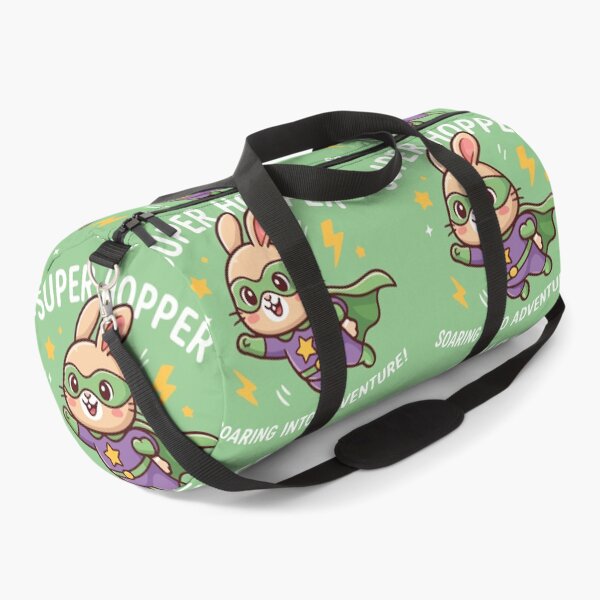Item preview, Super Hopper Flying Bunny Superhero Cute Rabbit Adventure designed and sold by Amir Faysal.