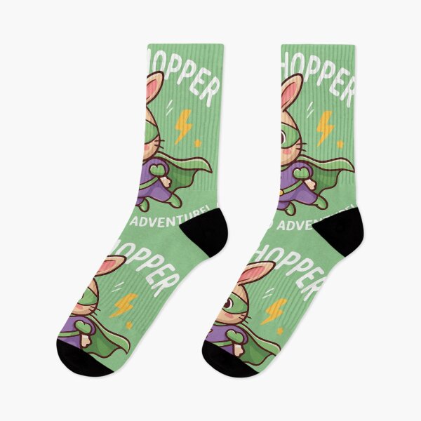 Item preview, Super Hopper Flying Bunny Superhero Cute Rabbit Adventure designed and sold by Amir Faysal.