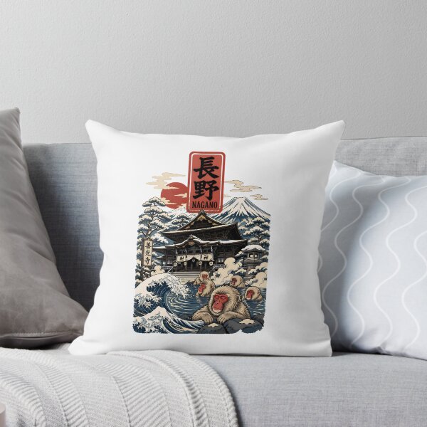 Item preview, Nagano Japan Vintage Travel Tourism Art designed and sold by TravelersGems.