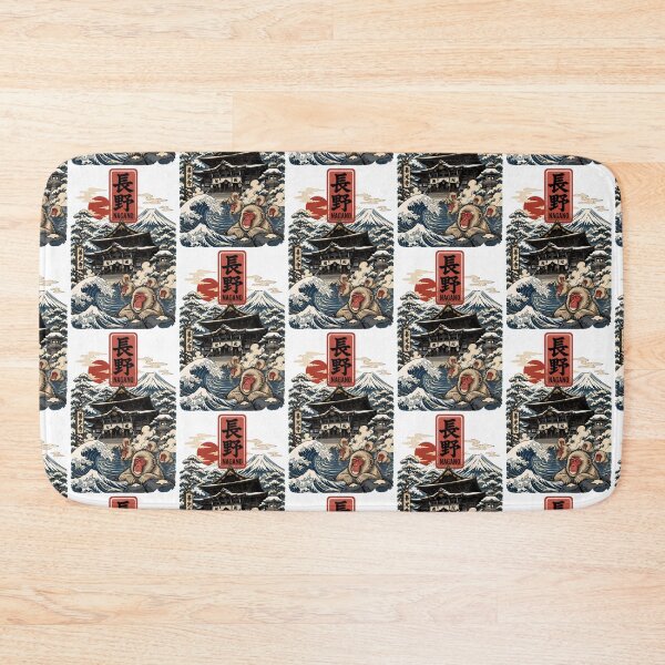 Item preview, Nagano Japan Vintage Travel Tourism Art designed and sold by TravelersGems.