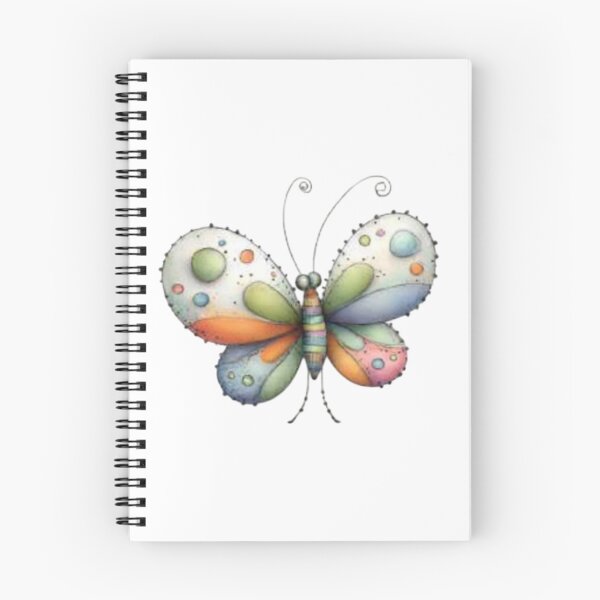 Item preview, Colorful Butterfly on Black Background designed and sold by vanndhi.