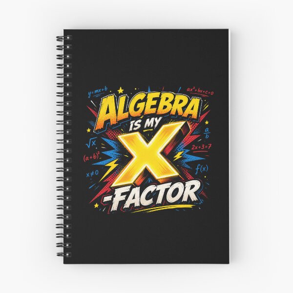 Item preview, Algebra is my X Factor | Funny Math Pun | designed and sold by Lotta Luxxa Lifestyle.