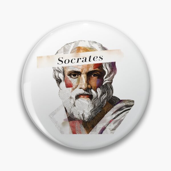 Item preview, Socrates & Ancient Greek Philosophers Collage - Stoicism & Classical Philosophy Decor (T-Shirt, Poster & Sticker) designed and sold by OzzFrequency.