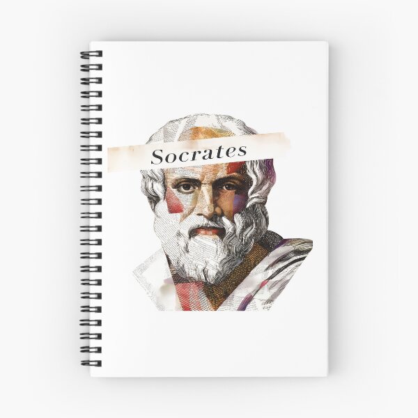 Item preview, Socrates & Ancient Greek Philosophers Collage - Stoicism & Classical Philosophy Decor (T-Shirt, Poster & Sticker) designed and sold by OzzFrequency.