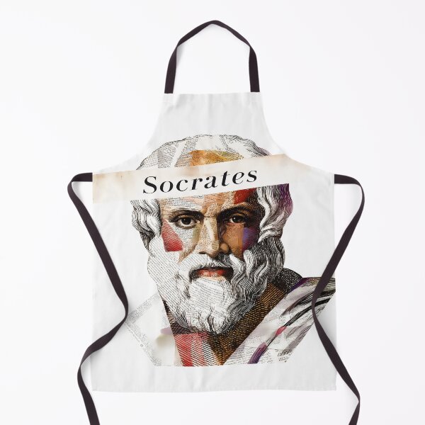 Item preview, Socrates & Ancient Greek Philosophers Collage - Stoicism & Classical Philosophy Decor (T-Shirt, Poster & Sticker) designed and sold by OzzFrequency.