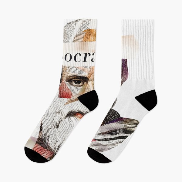Item preview, Socrates & Ancient Greek Philosophers Collage - Stoicism & Classical Philosophy Decor (T-Shirt, Poster & Sticker) designed and sold by OzzFrequency.