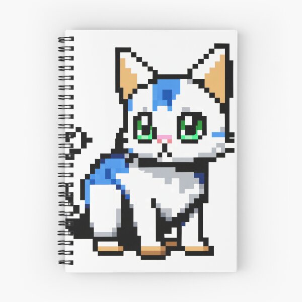 Item preview, Pixel Cat Kawaii 8-Bit Sticker Art designed and sold by CrippiCrippi.