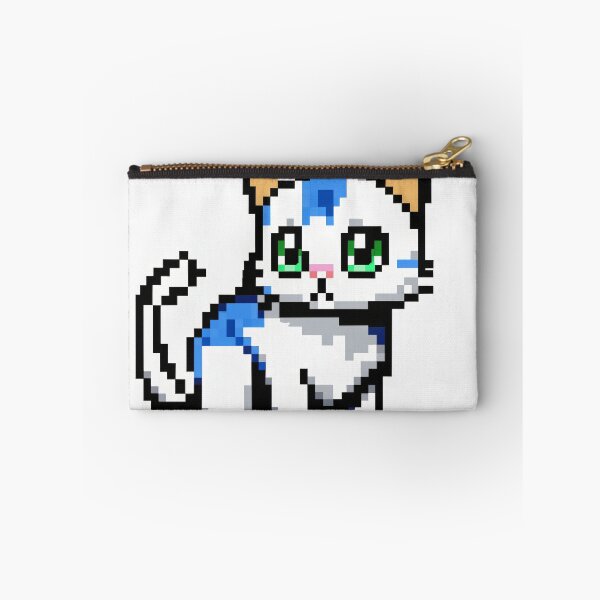 Item preview, Pixel Cat Kawaii 8-Bit Sticker Art designed and sold by CrippiCrippi.
