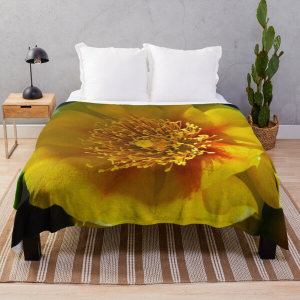 Item preview, Yellow Prickly Pear Cactus Flower Photo designed and sold by NikaNavi.