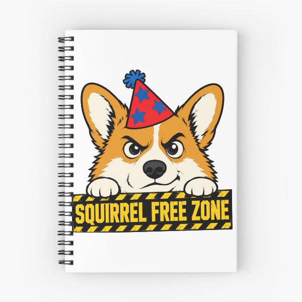 Item preview, Corgi Squirrel Free Zone Grumpy Corgi Owner designed and sold by chattsuede.