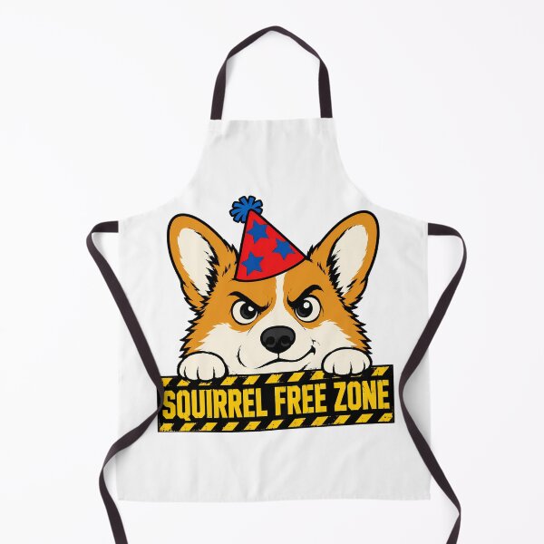 Item preview, Corgi Squirrel Free Zone Grumpy Corgi Owner designed and sold by chattsuede.
