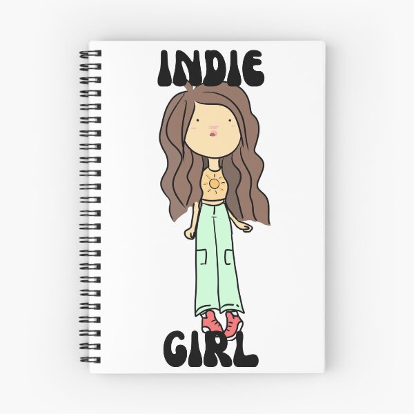 Item preview, Ilustración de personaje con estética indie de chica linda designed and sold by NftyThreads.