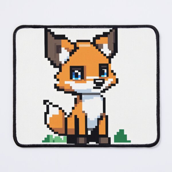 Item preview, Pixel Fox Retro 8-Bit Sticker Art designed and sold by CrippiCrippi.