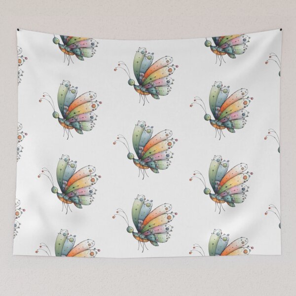 Item preview, Colorful Steampunk Butterfly designed and sold by vanndhi.