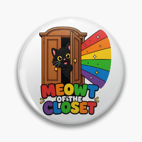 Item preview, Meowt of the Closet Kawaii Rainbow Cat Pride designed and sold by chattsuede.