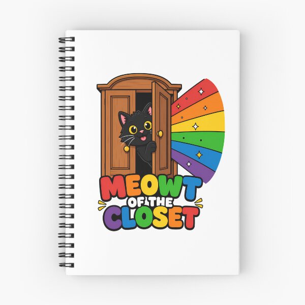 Item preview, Meowt of the Closet Kawaii Rainbow Cat Pride designed and sold by chattsuede.