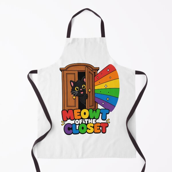 Item preview, Meowt of the Closet Kawaii Rainbow Cat Pride designed and sold by chattsuede.