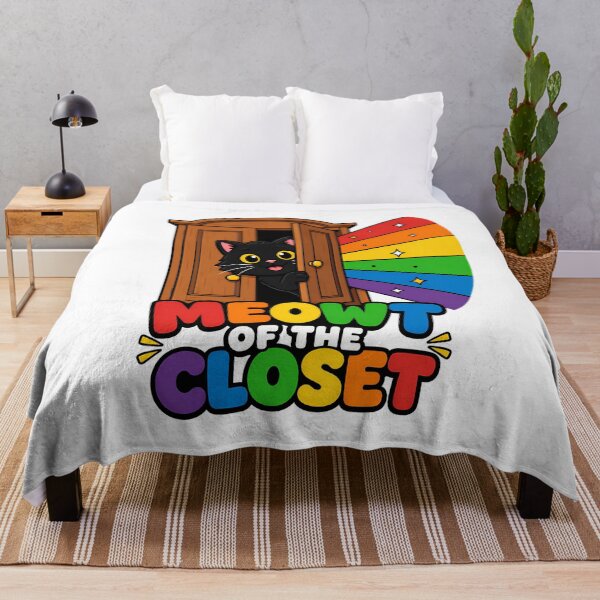 Item preview, Meowt of the Closet Kawaii Rainbow Cat Pride designed and sold by chattsuede.