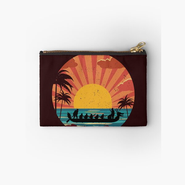 Item preview, Dragon Boat Retro Sunset Palm Trees designed and sold by ShopFanCreation.