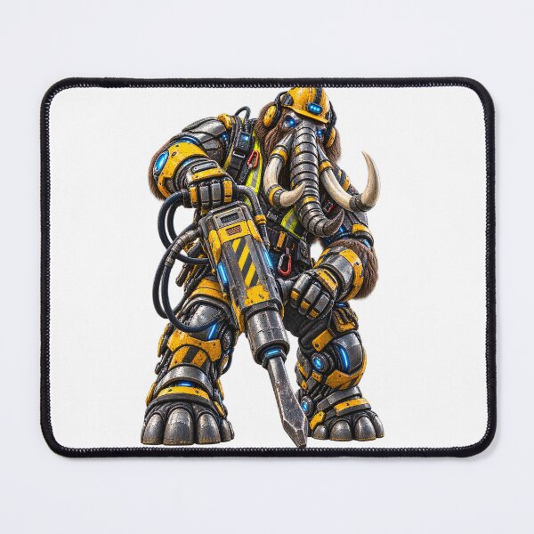 Item preview, Steel Mammoth Demolition Operator – Mechanical Construction Worker designed and sold by SteelCoat Studio.