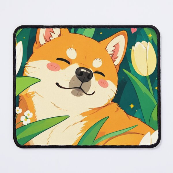 Item preview, Puppy and Flowers designed and sold by BurunaMD.