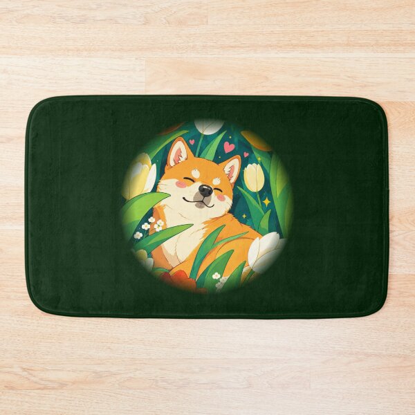 Item preview, Puppy and Flowers designed and sold by BurunaMD.