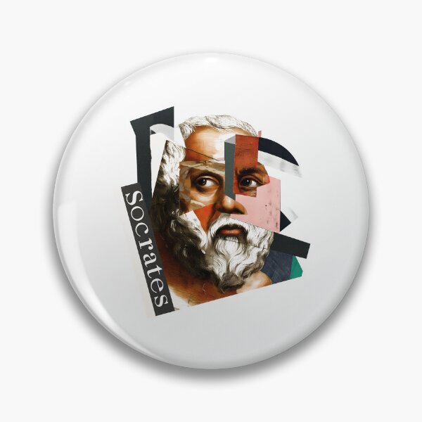 Item preview, Socrates & Ancient Greek Philosophers Collage - Stoicism & Classical Philosophy Decor (T-Shirt, Poster & Sticker) designed and sold by OzzFrequency.