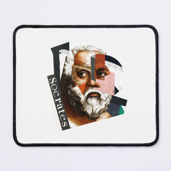 Item preview, Socrates & Ancient Greek Philosophers Collage - Stoicism & Classical Philosophy Decor (T-Shirt, Poster & Sticker) designed and sold by OzzFrequency.