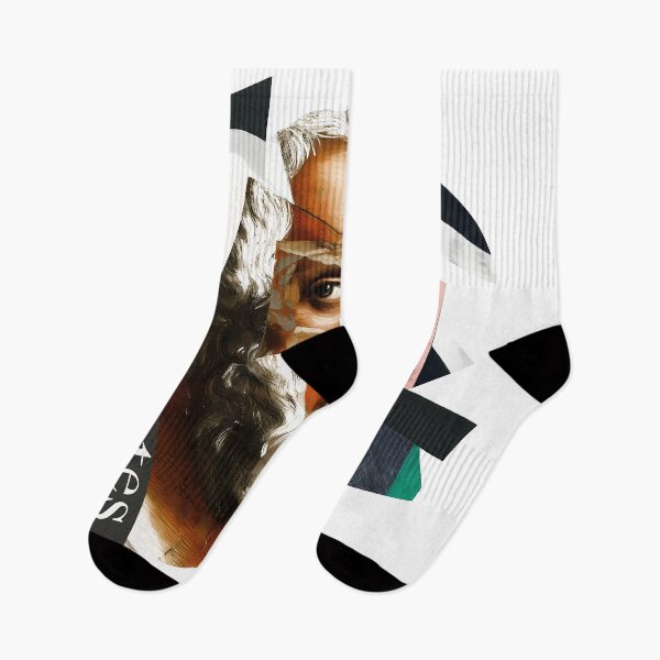 Item preview, Socrates & Ancient Greek Philosophers Collage - Stoicism & Classical Philosophy Decor (T-Shirt, Poster & Sticker) designed and sold by OzzFrequency.